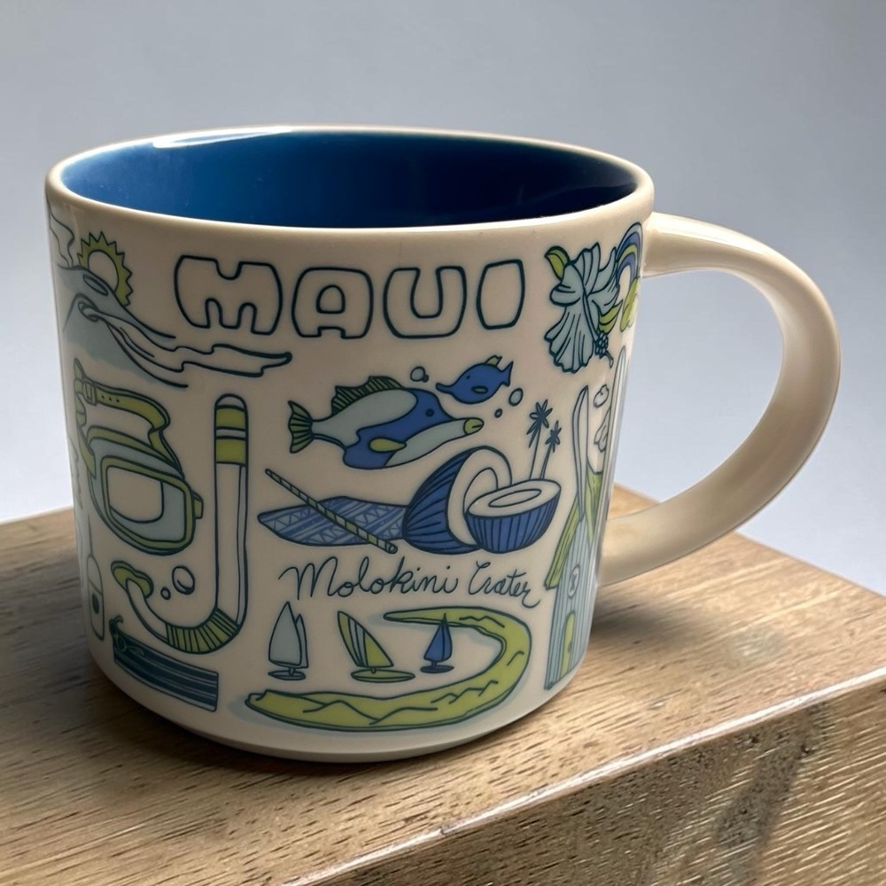 Starbucks Maui Hawaii Been There Series Tea Coffee Cup Mug 14 oz. 2019